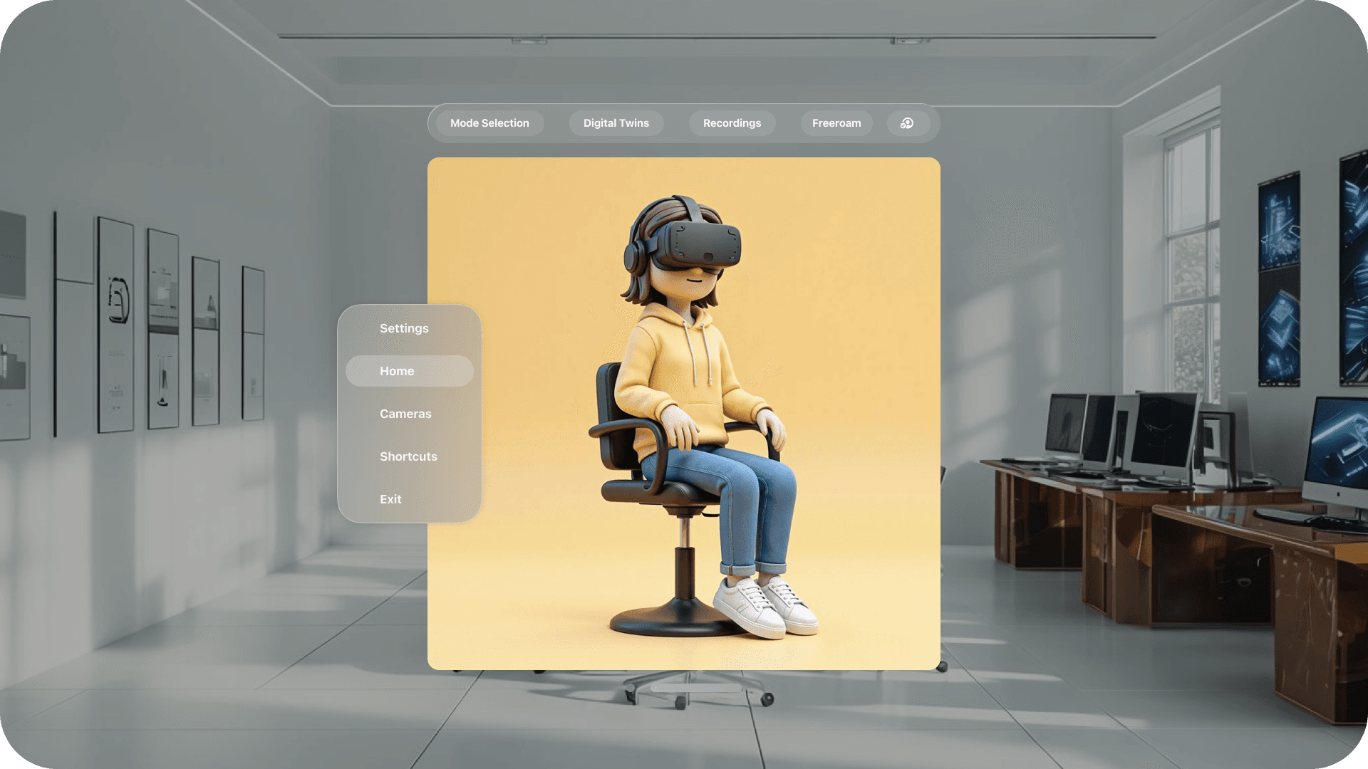 VR/AR interface design