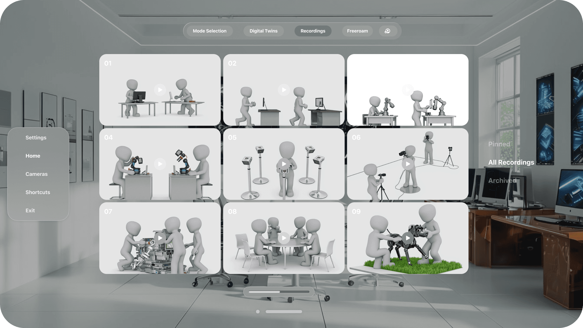 3D environment visualization