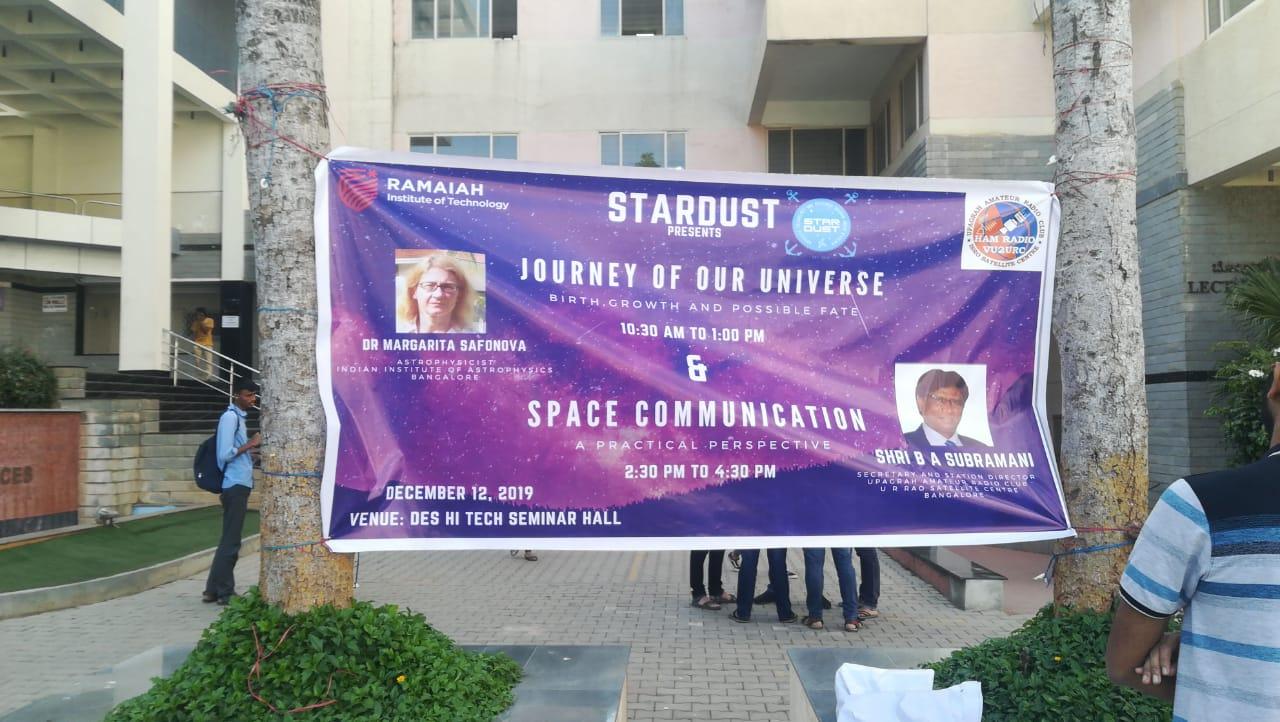 Stardust team at a conference